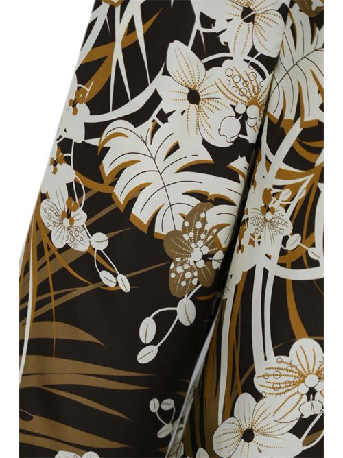 Pantalone Brest in seta con stampa MAX MARA STUDIO | 2516131042600003